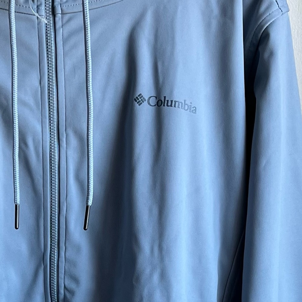 NWT Columbia Light Blue Softshell Jacket - Picture 3 of 5